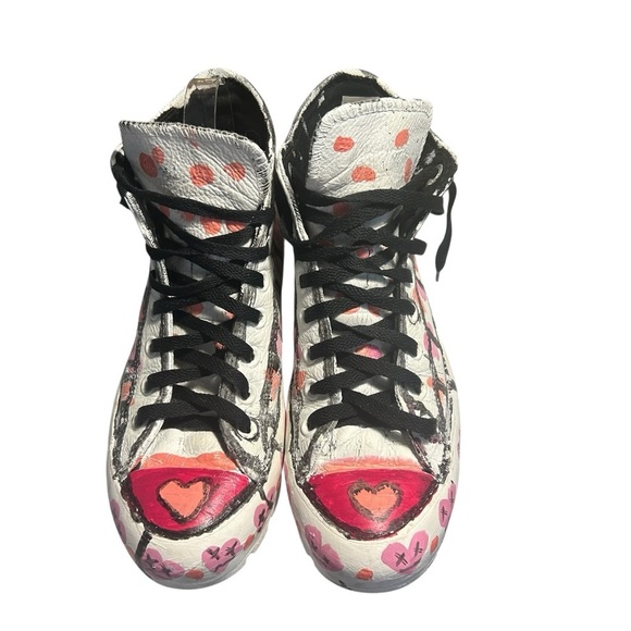 Converse Handpainted Chuck Taylor All Stars Sz 9 - Picture 2 of 10